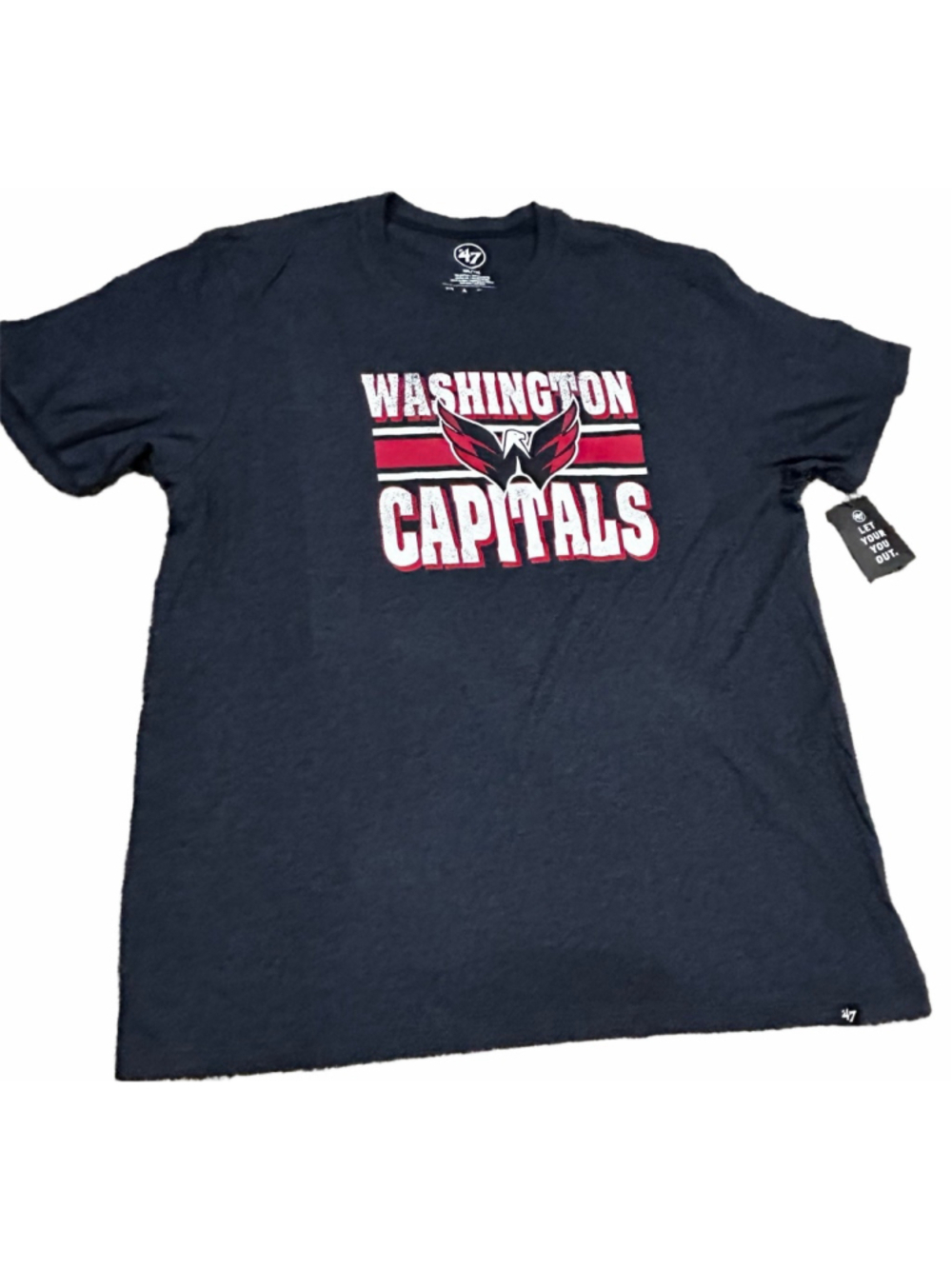 NWT ‘47 brand Men’s Washington Capitals NHL T shirt XXL